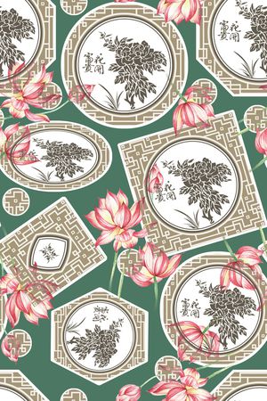 青舞-花卉印花华亿平台图片