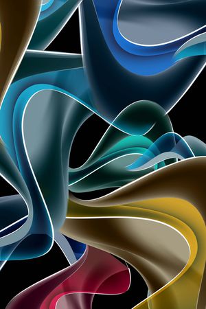 不规则几何印花华亿平台图片