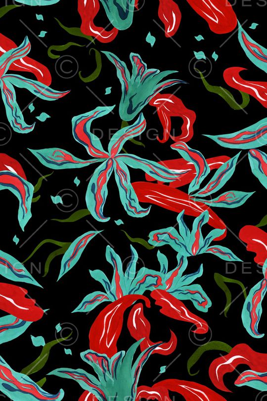 艺术手绘印花华亿平台图片