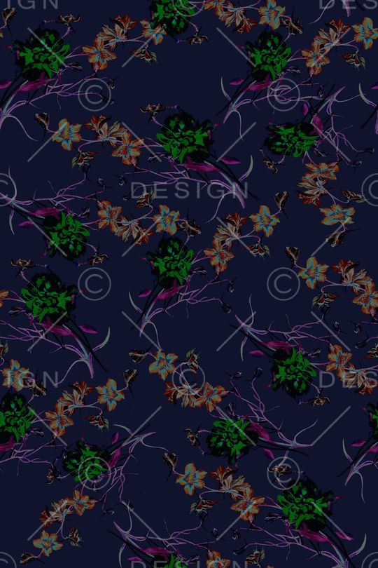 摇曳印花华亿平台图片