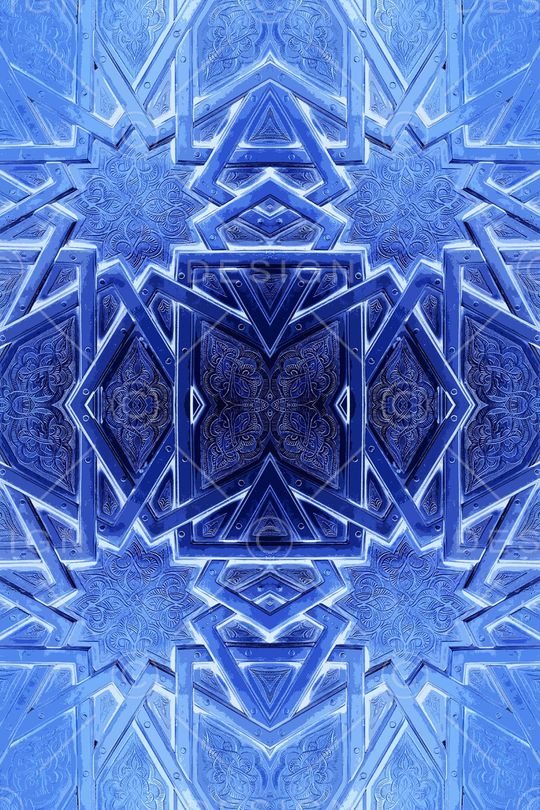 抽象花卉组合印花华亿平台图片