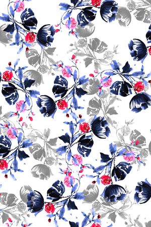 水彩印花华亿平台图片