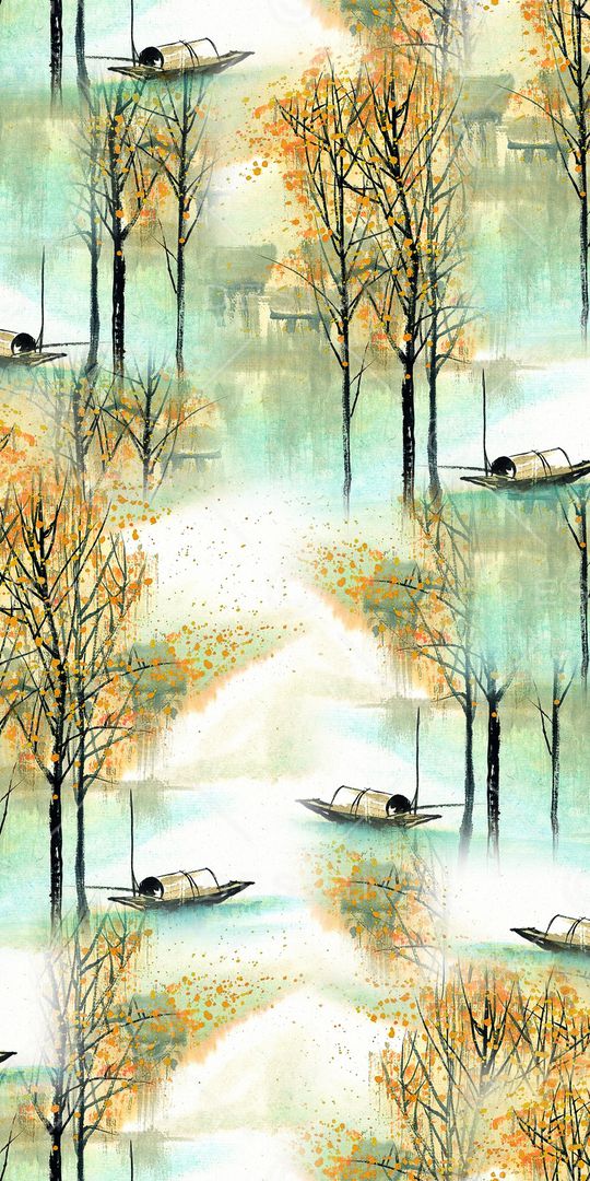 风景印花华亿平台图片