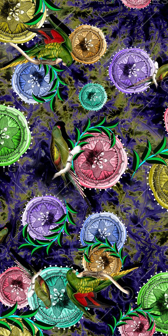 鸟印花华亿平台图片