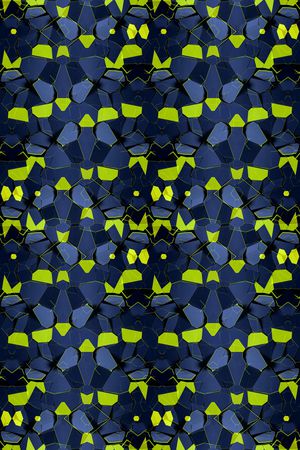 不规则几何印花华亿平台图片