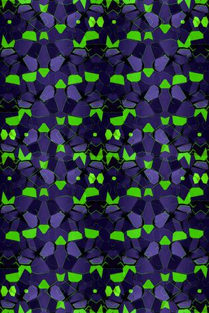 不规则几何印花华亿平台图片