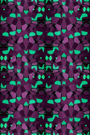 不规则几何印花华亿平台图片