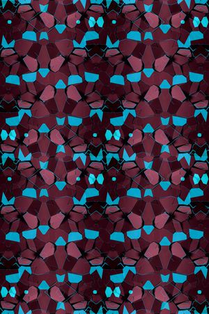 不规则几何印花华亿平台图片