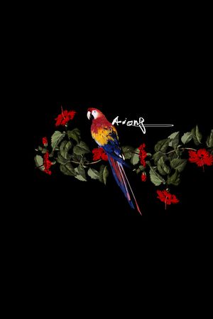 树叶花卉印花华亿平台图片