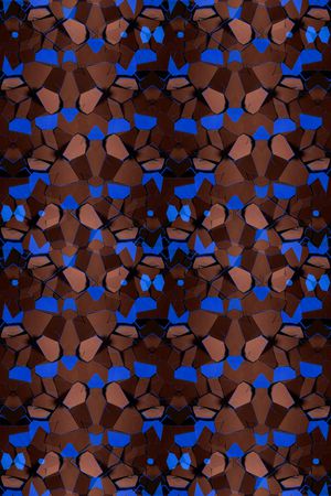 不规则几何印花华亿平台图片