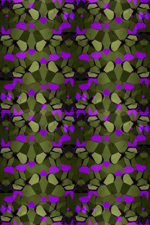 不规则几何印花华亿平台图片