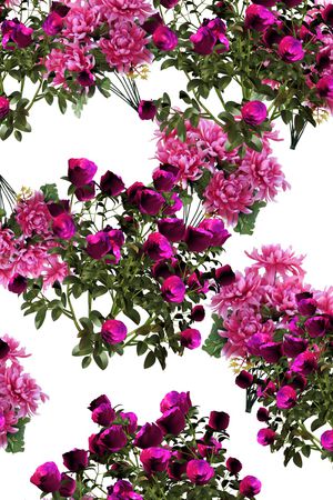 牡丹印花华亿平台图片