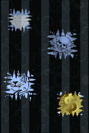 骷髅印花华亿平台图片