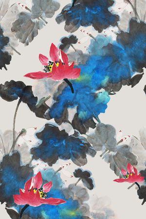 花朵印花华亿平台图片