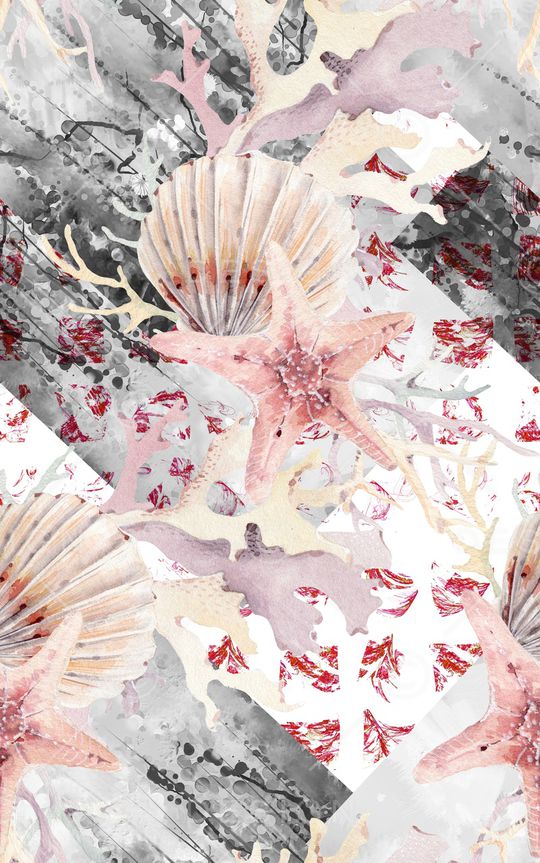 贝壳印花华亿平台图片