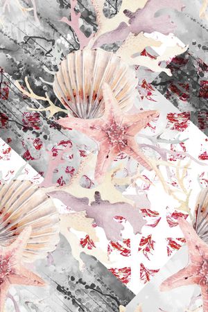 贝壳印花华亿平台图片