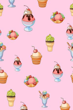 冰淇淋印花华亿平台图片