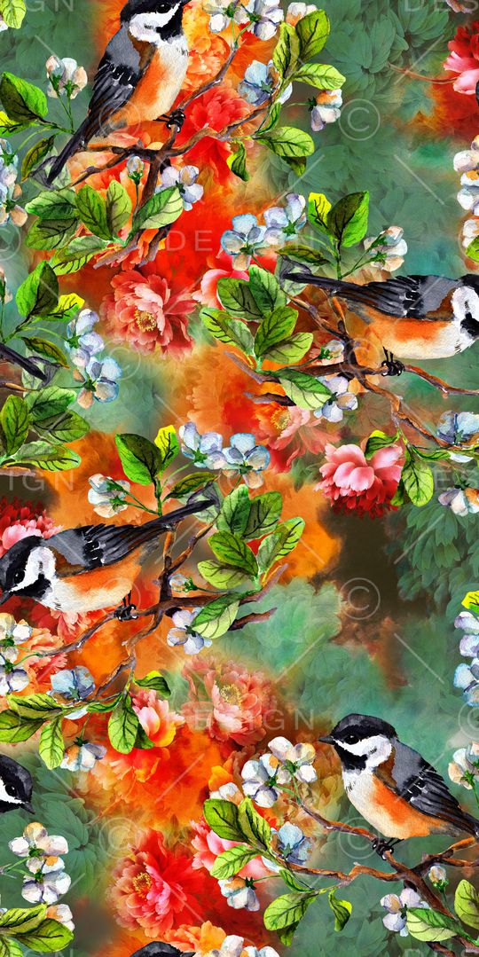 鸟印花华亿平台图片