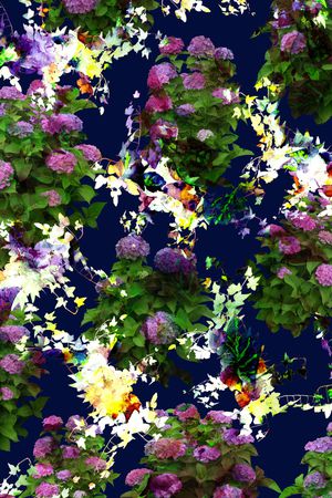 棕榈叶印花华亿平台图片