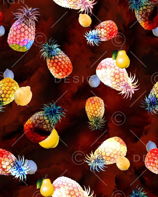 菠萝印花华亿平台图片