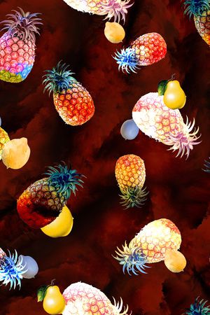 菠萝印花华亿平台图片