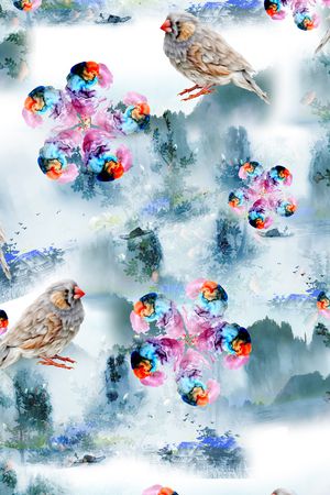 山水印花华亿平台图片