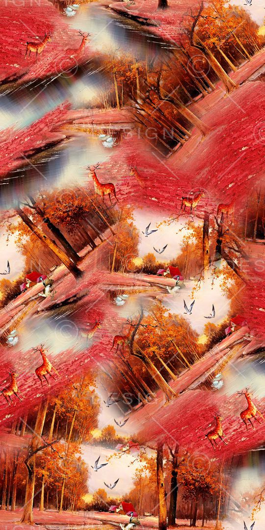 树木印花华亿平台图片