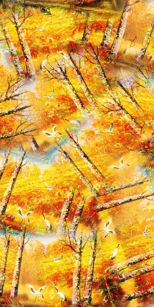 树木印花华亿平台图片