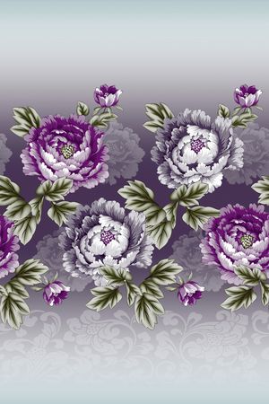 牡丹印花华亿平台图片