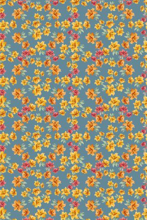 扶桑花组合印花华亿平台图片