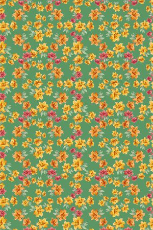 扶桑花组合印花华亿平台图片