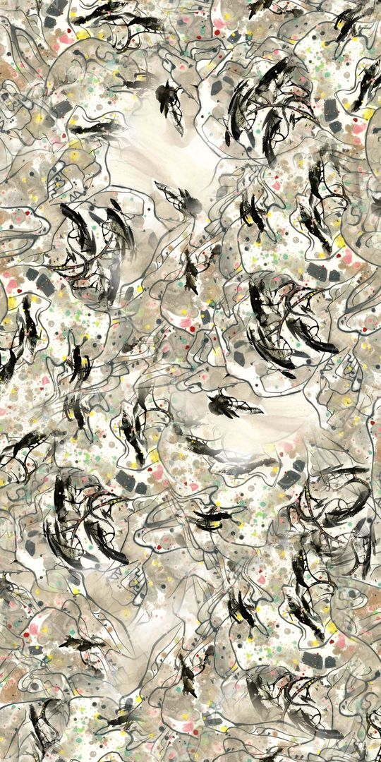 复古印花华亿平台图片