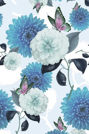 创意服装面料印花华亿平台图片