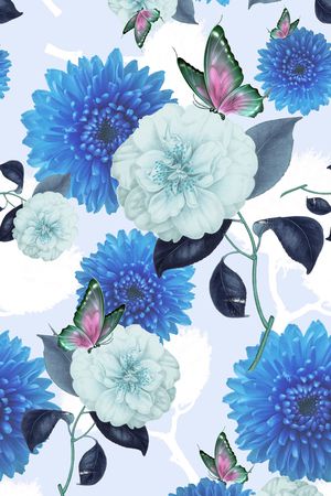 创意服装面料印花华亿平台图片