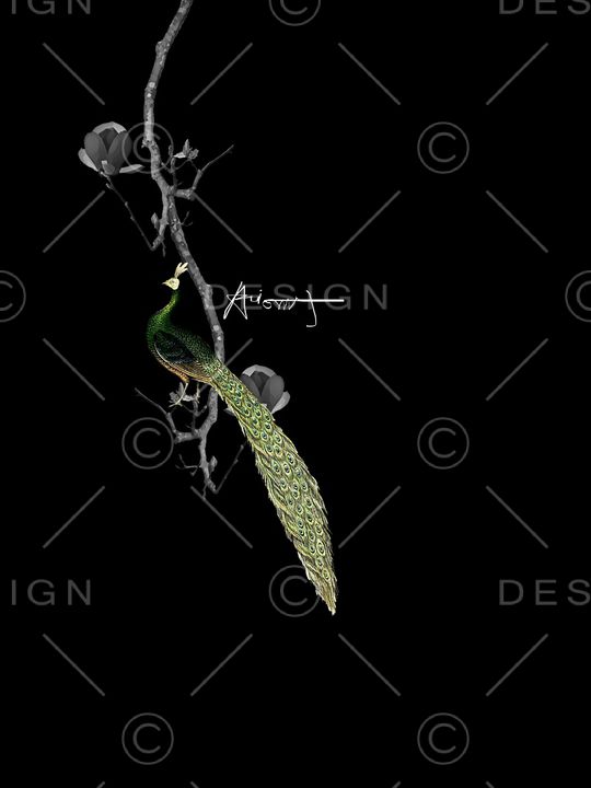 鸟印花华亿平台图片