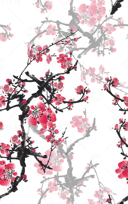 中国风印花华亿平台图片