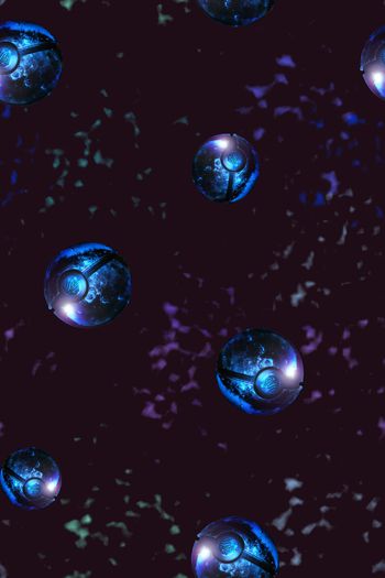 812733-男装星球魔幻背景 枣红 