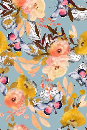 水彩印花华亿平台图片