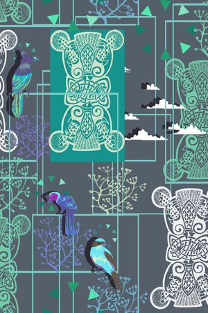 小清新印花华亿平台图片