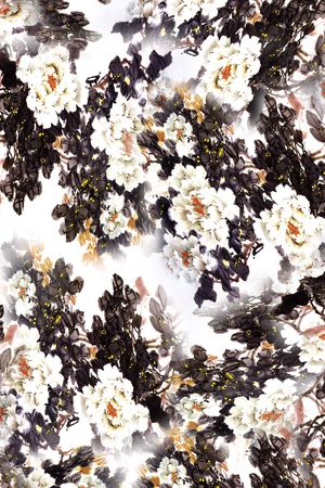 水彩印花华亿平台图片