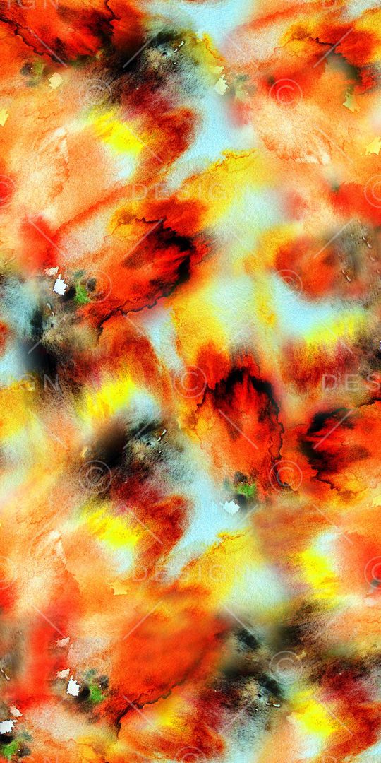 水墨印花华亿平台图片