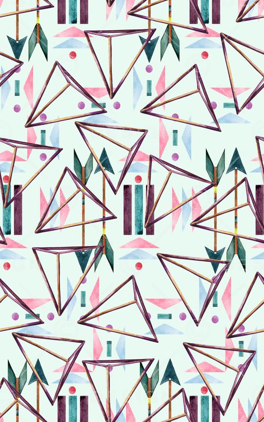 几何印花华亿平台图片