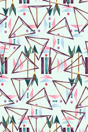 几何印花华亿平台图片