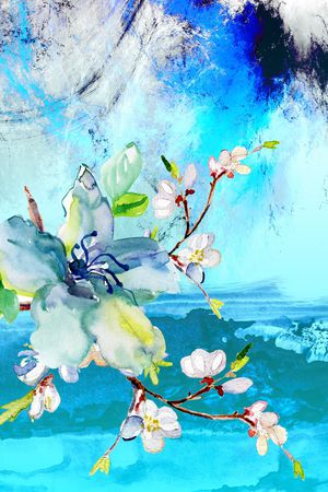 花朵印花华亿平台图片