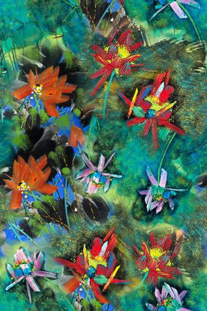 中国风印花华亿平台图片