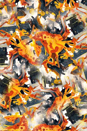 抽象印花华亿平台图片