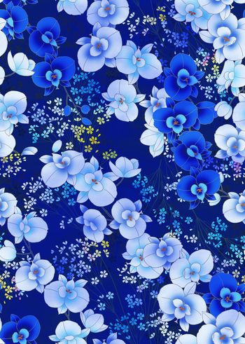 小碎花印花华亿平台图片