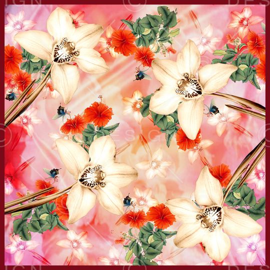 植物花卉印花华亿平台图片