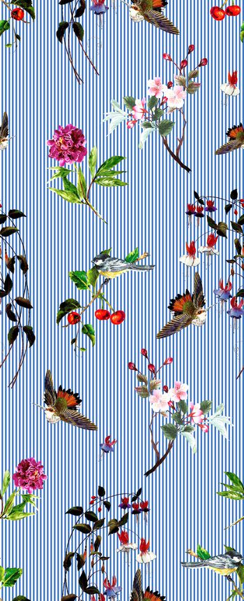 813266-花鸟与条纹