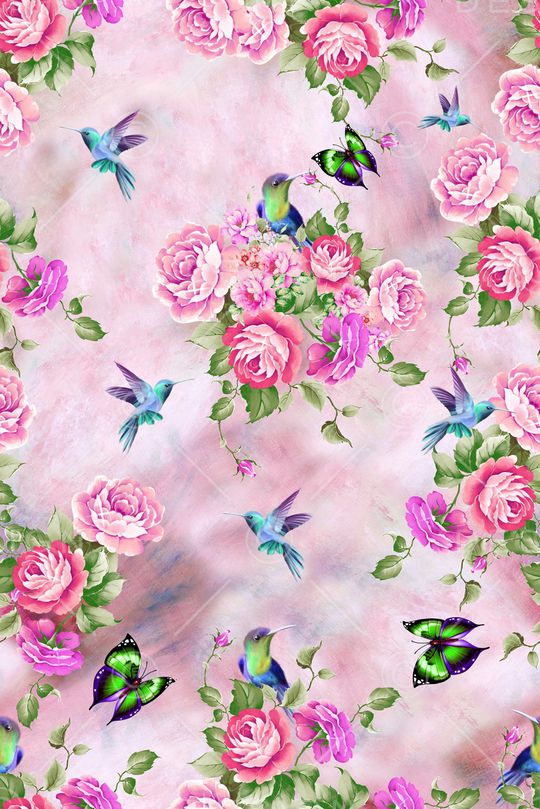 牡丹印花华亿平台图片